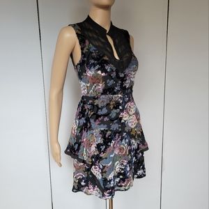 Free People Falling Leaves Burnout Dress